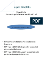 Herpes Simpleks: Fitzpatrick's Dermatology in General Medicine 8 Ed