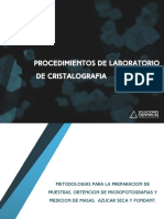 Procedimientos de Laboratorio de Cristalografia