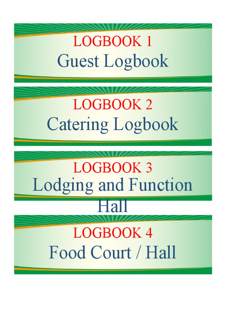 Comprehensive Reservation Logbooks Guide | PDF | Finance & Money ...