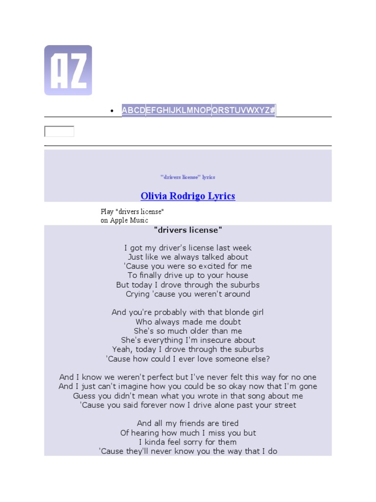 Driver S License Pdf Entertainment General