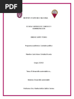 El Desarrollo Sustentable 