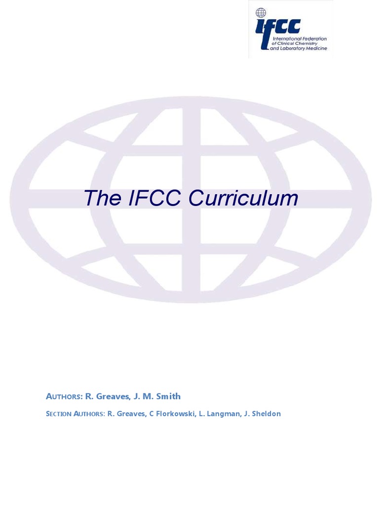 IFCC Curriculum Overview and Objectives | PDF | Mass Spectrometry ...