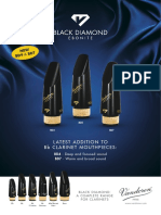 Black Diamond Ebonite mouthpieces: a complete range for clarinets