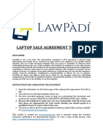 Laptop Sale Agreement Toolkit