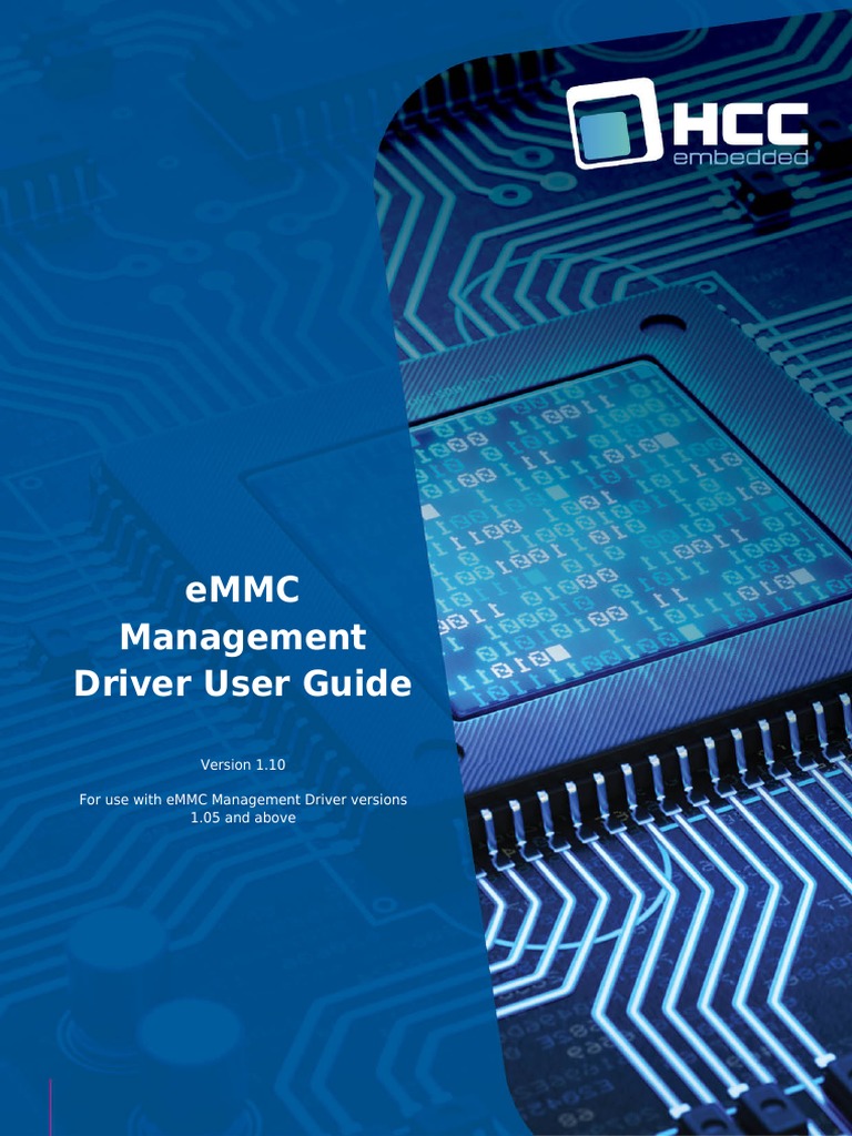 HCC eMMC Management Driver User Guide v1 - 10 | PDF | Device Driver ...