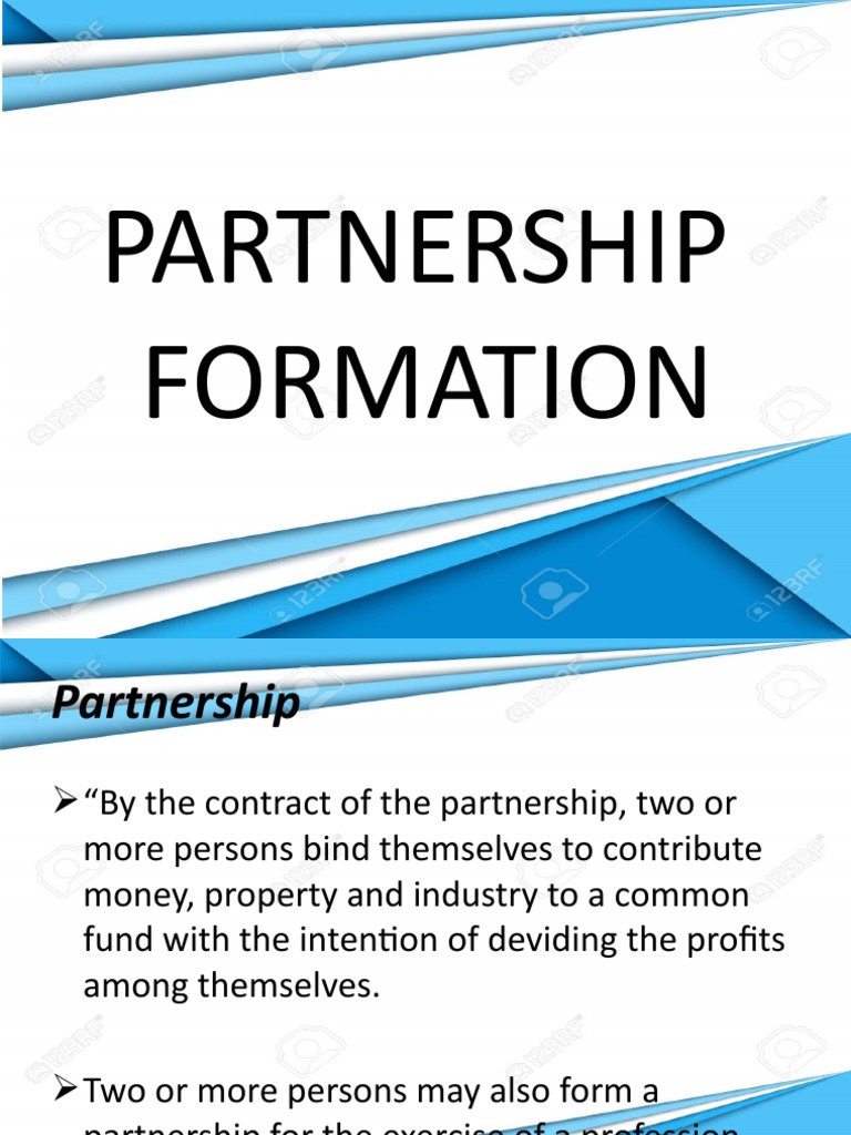 Partnership Formation and Valuation Guide | PDF | Partnership | Book Value