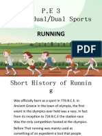 P.E 3 Individual/Dual Sports: Running