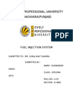 FUEL INJECTION SYSTEM