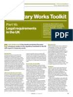 Temporary Works Toolkit: Legal Requirements in The UK
