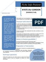 Kyste Du Cordon