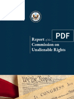 Report of The Commission On Unalienable Rights