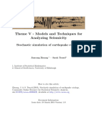 Theme V - Models and Techniques For Analyzing Seismicity: Stochastic Simulation of Earthquake Catalogs