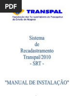 MANUAL DE INSTALAÇÃO DO SRT_CD_2010