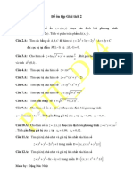 Bai Tap Giai Tich 2 - NHAT PTIT PDF