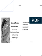 Adnexal Torsion in Adolescents: ACOG, 2019 Prof. Aboubakr Elnashar Benha University Hospital, Egypt