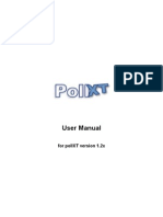 User Manual: For Pollxt Version 1.2X