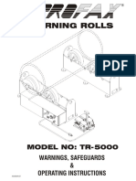 Turning Rolls: Warnings, Safeguards & Operating Instructions