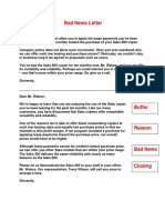 109EC - Bad News Letter - Sample PDF