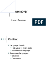 Assembler: A Short Overview