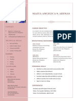 Maita Angelica S. Arenas: Career Objective