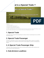 What Is A Special Trade