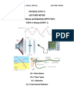 Pearson Edexcel IAL Physics Waves and Electricity Lecture Notes