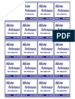 Maxima Performance 3 Hojas Autoadhesivo Ilustracion Sa3 PDF