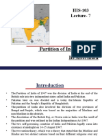 Lec - 7 Partition of India