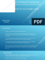 Production of GLUtamic Acid