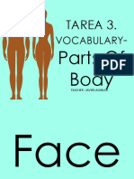 Tarea 3. - Vocabulary Parts of Body