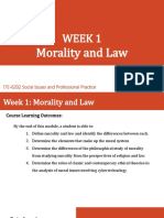 Module 1 - Morality and Law