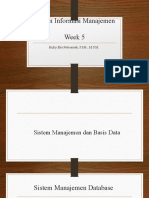 Sistem Informasi Manajemen Week 5