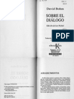 4 Bohm - Sobre El Dialogo PDF