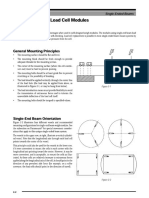 single-end beam load cell module installation