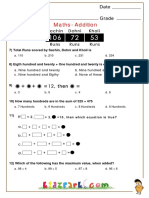 Kidzpark - Addition Assessment - 5744