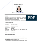 CV Claudia