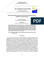 AsiaTEFL V17 N2 Summer 2020 Professional Identity Tensions in Korean EFL Student Teachers A Reflective Journal Analysis