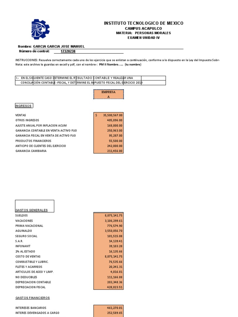 PM Ii Garcia Garcia Jose Manuel | PDF | Impuesto sobre la renta ...
