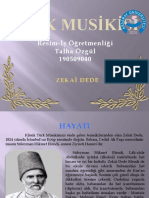 Talha Özgül 190509040 Türk Musikisi Vize Araştırma Ödevi