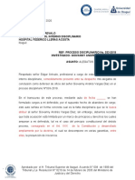 Alegatos de Conclusion Proceso Disciplinario - Exp. 033-2019 - Giovanny Andres Vargas Diaz