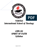 Chm-101 Syllabus Spirit of Faith