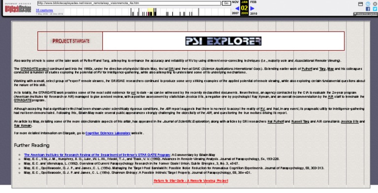 Project Stargate | PDF | Parapsychology | Psychic Powers