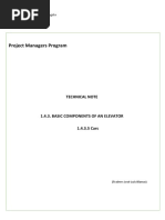 Project Managers Program: Technical Note