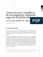 Doctrina - Ley 22.929 Régimen Especial Científicas de Investigación