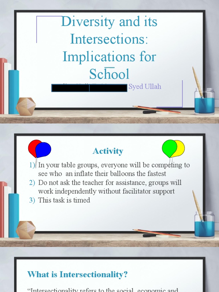 Educ 450 Presentation | PDF | Intersectionality | Socioeconomic Status