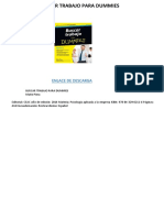 Buscar Trabajo para Dummies PDF