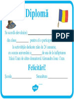 Diploma 24 Ianuarie