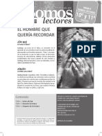 El Hombre Que Queria Recordar Guía de Lectura PDF