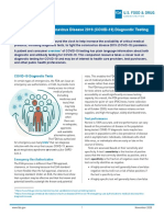 A Closer Look at Coronavirus Disease 2019 (COVID-19) Diagnostic Testing