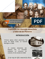 Expansión del Mensaje Adventista y labor de los Pioneros Presentacion.pdf
